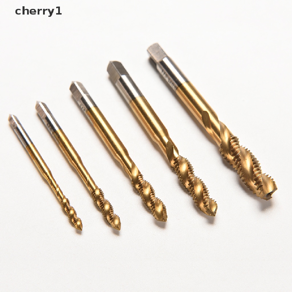 (cherry1) Bộ Mũi Khoan Xoắn Tốc Độ Cao M3 M4 M5 M6 M8 HSS