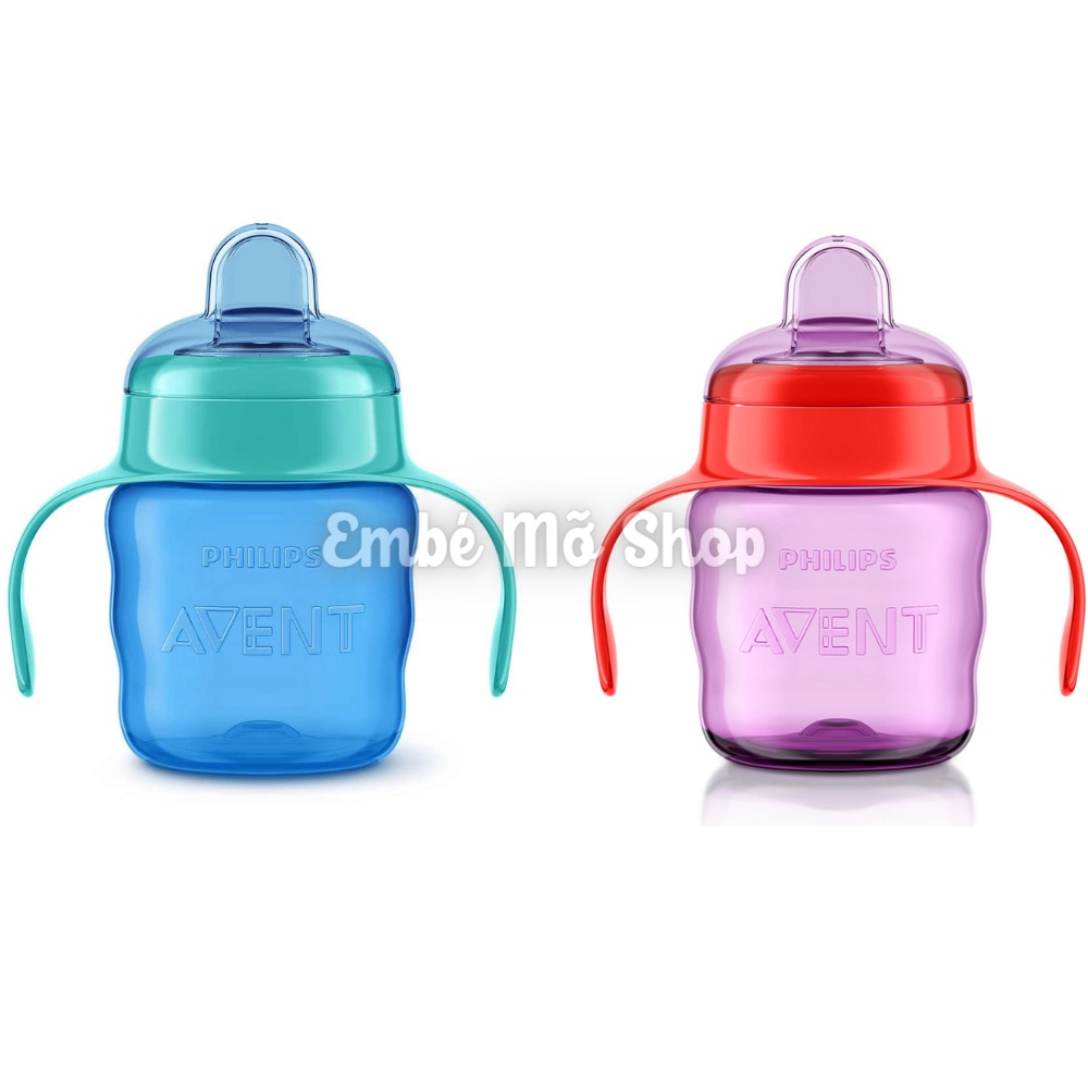 Bình Tập Uống Nước Chống Sặc PHILIPS AVENT 200ML Cho Bé 6M+ Hàng Chính Hãng - Embé Mỡ