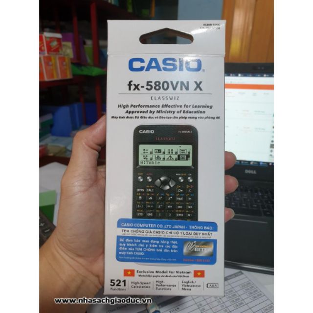 Máy Tính CASIO FX 580VNX mới nhất 2019 - Bảo hành 5 năm