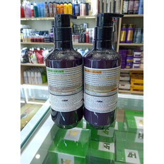 _Cặp gội xả lusstaly vitamin E chống rụng tăng phồng 500ml