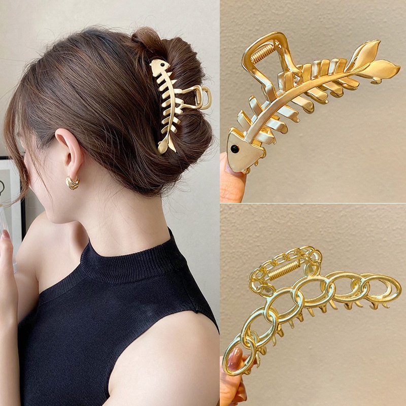 Kẹp Tóc Hàn Quốc Cỡ Lớn Hottrend 2022 Kẹp Càng Cua Cute Cặp Tóc Kim Loại Xinh Xắn Dành Cho Nữ