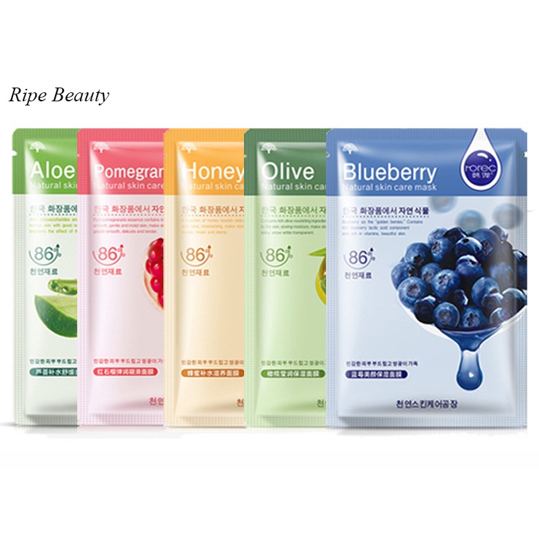 Mặt Nạ Hoa Quả HCHANA Cấp Ẩm Dưỡng Trắng Làm Mịn Da Hàng Nội Địa Trung | BigBuy360 - bigbuy360.vn