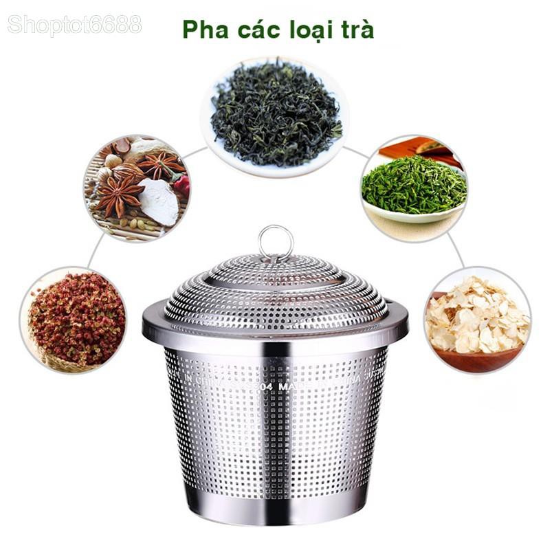 Bộ lọc pha trà đa năng bằng inox 304, có nhiều kích cỡ (Kho hàng Hà nội)