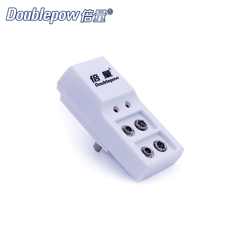 Bộ sạc pin vuông DP-B09 Tặng Kèm 1 pin 9V 280mAh Doublepow chất lượng cao - Hàng chính hãng