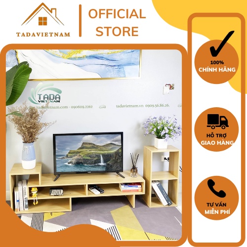 Kệ tivi để sàn phòng khách đơn giản phong cách Châu Âu gỗ MDF chống ẩm TADA- ZPDS3