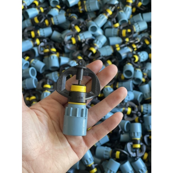 BÉP BÉC PHUN MƯA 360 bép tưới cây - béc quay làm mát kết nối trực tiếp ống 21mm