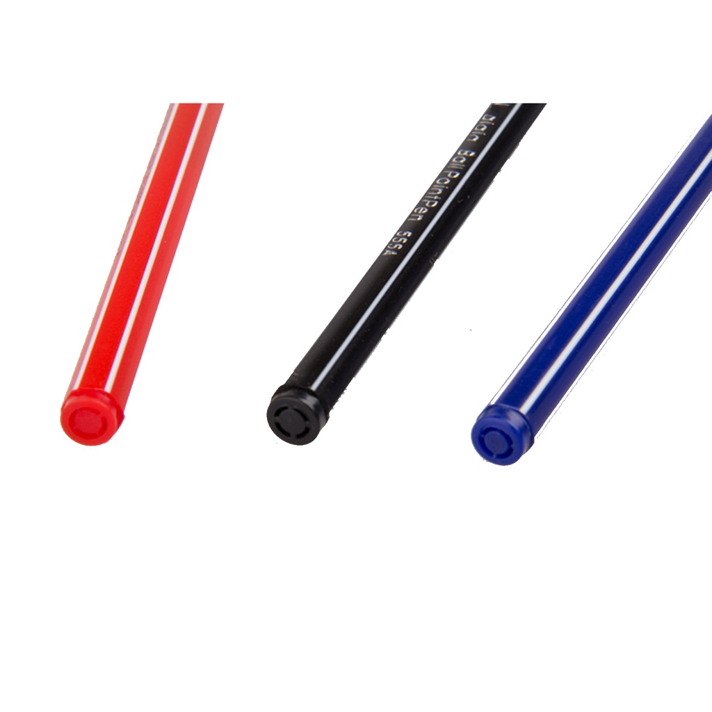 Bút bi có nắp màu xanh đen ngòi 0.7 mm văn phòng phẩm Gôn đồ chơi