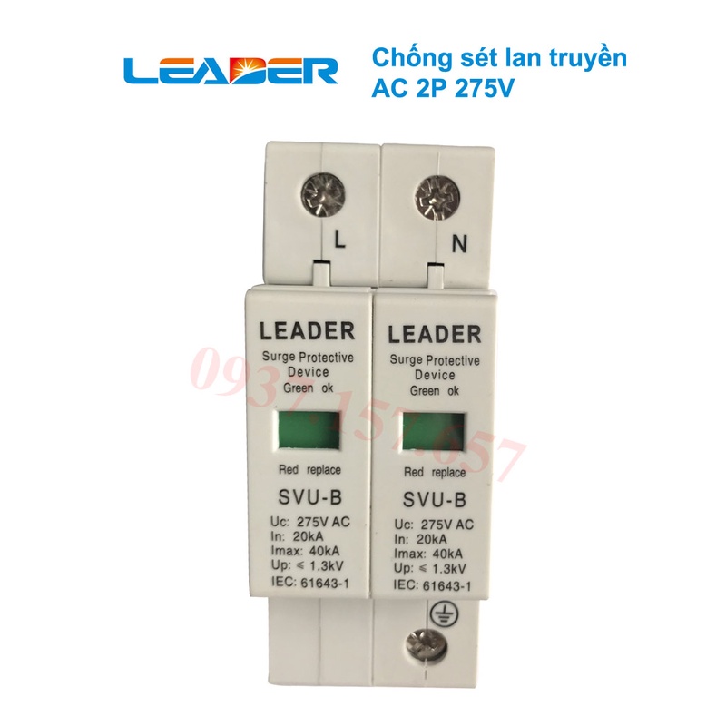 Chống sét lan truyền AC 1 pha cho năng lượng mặt trời