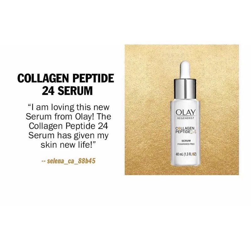Tinh Chất Tái Tạo Da Olay Regenerist Collagen Peptide 24h Serum Fragrance 40ml