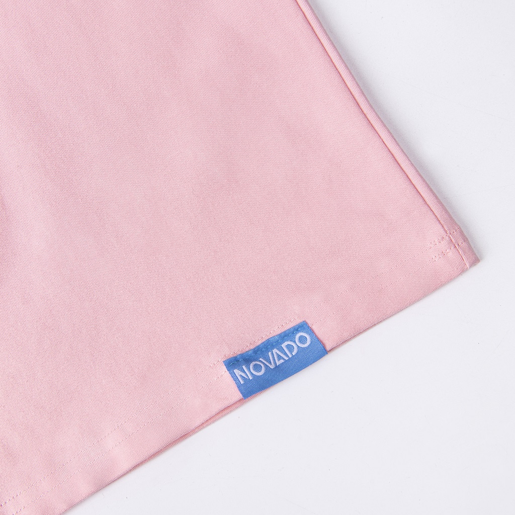 Áo Thun Unisex Local Brand Novado Fashion Basic Cotton 4 Chiều Nam / Nữ Form Rộng Thoáng Mát Hồng N18H-LG