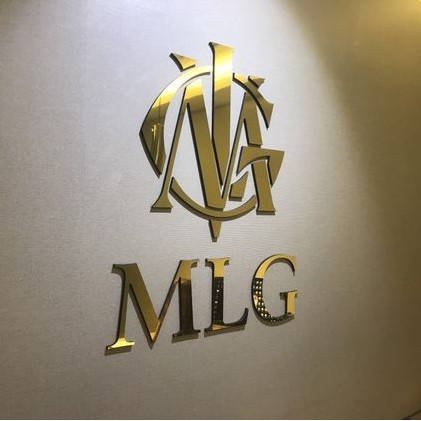 Chữ trang trí tường ,biển quảng cáo chất liệu alu gương vàng - Nhận cắt theo yêu cầu