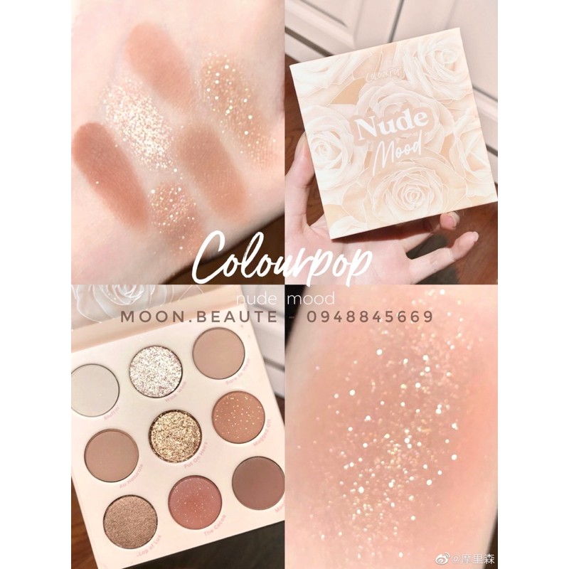 [BILL US] Phấn mắt Colourpop Nude Mood 9 ô tông beige - neutrals tông nâu tây cực đẹp | BigBuy360 - bigbuy360.vn