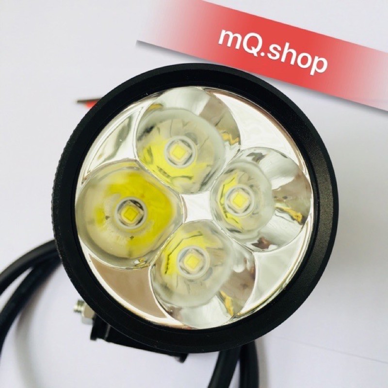 Đèn pha Led trợ sáng L4 XML-T6 Cao Cấp (tặng Pat và C tắc BH 6th)