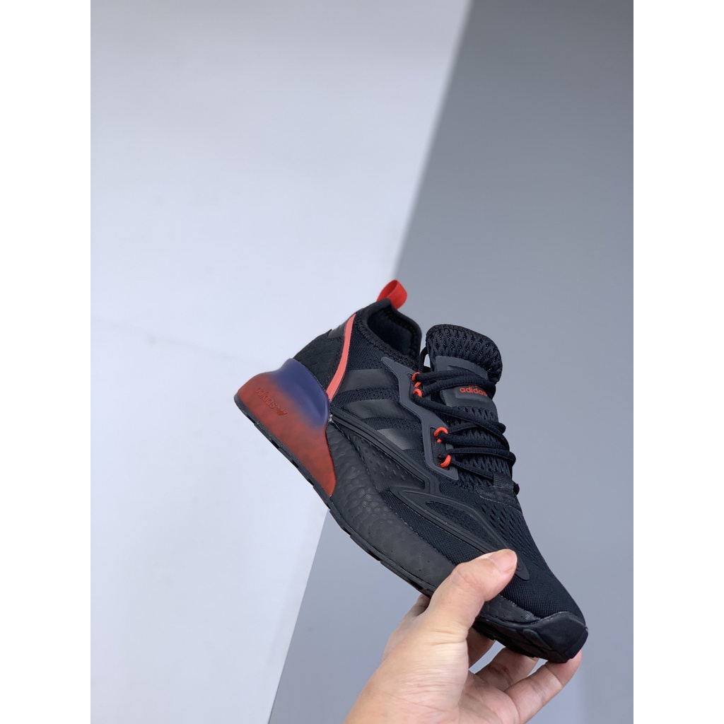 100% New Adidas Originals ZX 2K Boost cushioning leisure running shoes FZ4641 39-45 | Ready Stock
