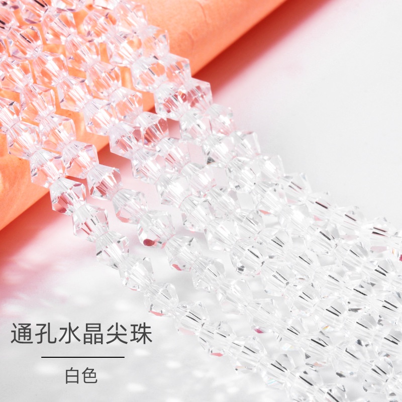 Hạt Cườm Thủy Tinh Mũi Nhọn Thủ Công Thời Trang Mới DIY