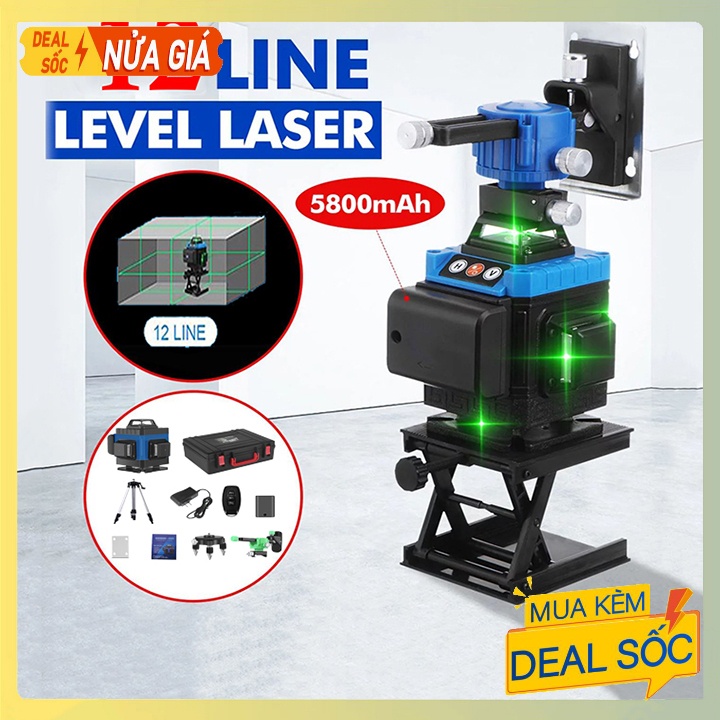 Máy bắn cốt, máy cân bằng laser, máy cân mực laze 12 tia xanh