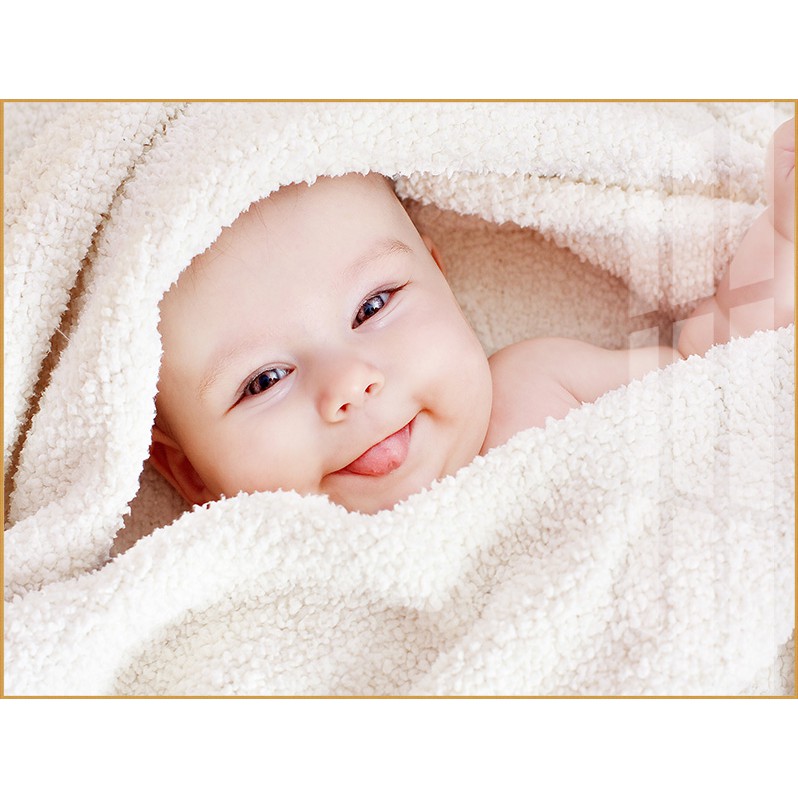 Tranh treo tường hình em bé đáng yêu dễ thương baby cute BB0010K