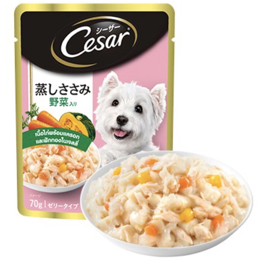 PATE TUYỆT HẢO CESAR CHO CHÓ Gói 70g