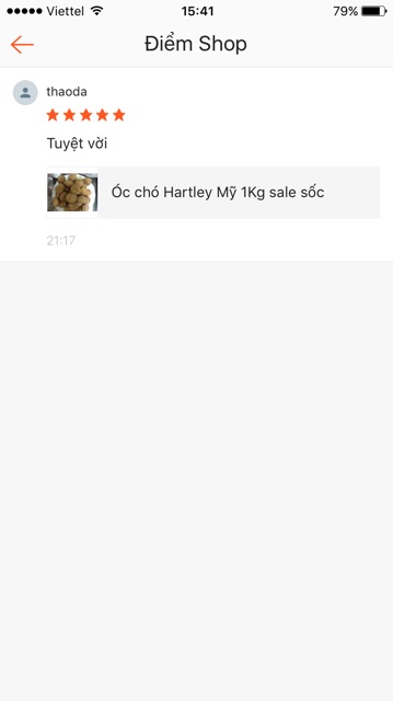 1kg Óc chó Hartley nướng