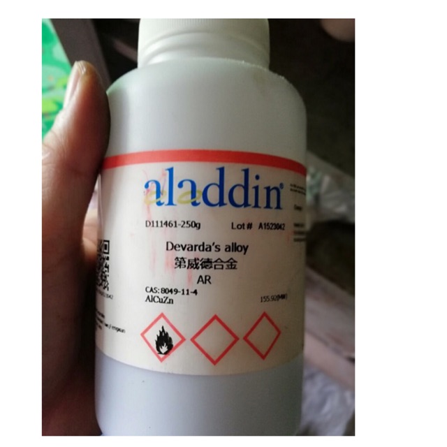 Hợp kim Devarda’s alloy CAS 8049-11-4 AlCuZn lọ 250g devada alloy