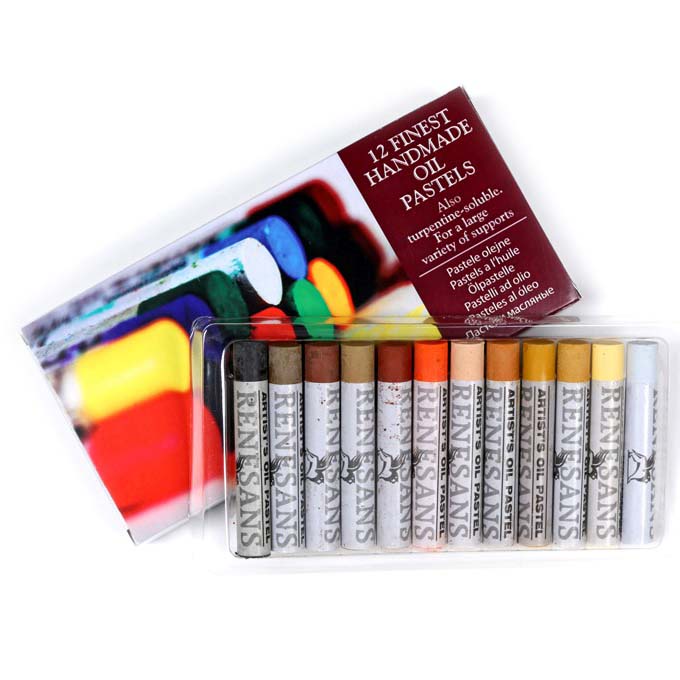 Set sáp dầu Renesans oil pastels - 12 / 24 màu