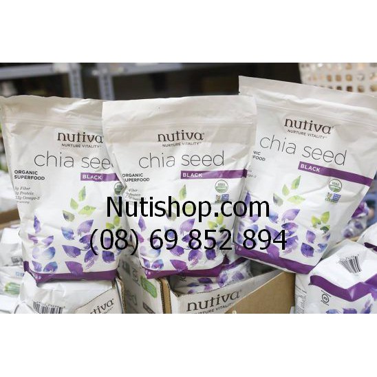 Combo 2 Hạt Chia Mỹ Nutiva 907g