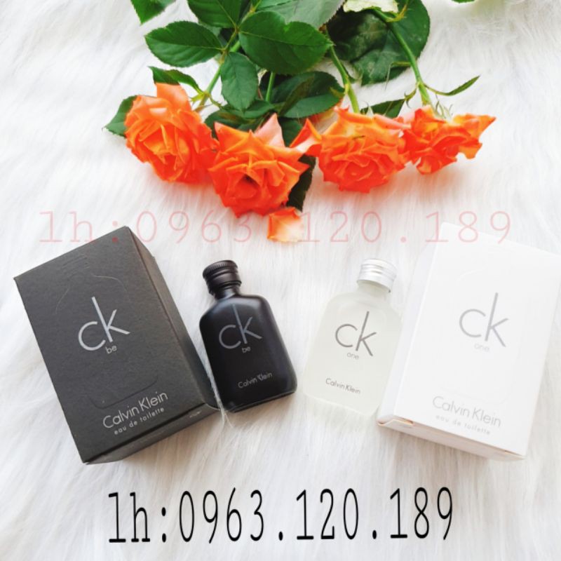 Nước hoa mini 𝐂𝐚𝐥𝐯𝐢𝐧 𝐊𝐥𝐞𝐢𝐧 𝐂𝐊 𝐎𝐍𝐄 𝐂𝐊 𝐁𝐄 𝟏𝟎𝐦𝐥, Nước Hoa Nam chính hãng | Thế Giới Skin Care