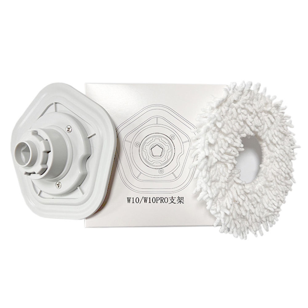 Set giá đỡ lau và miếng lau giặt được mới dành cho rô bốt hút bụi W10