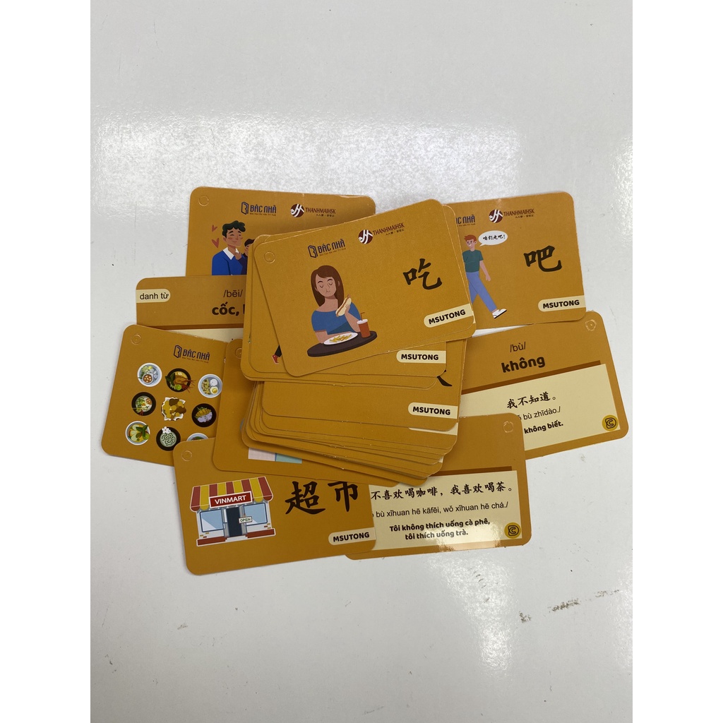 Flashcard từ vựng bộ giáo trình Msutong Sơ cấp quyển 1