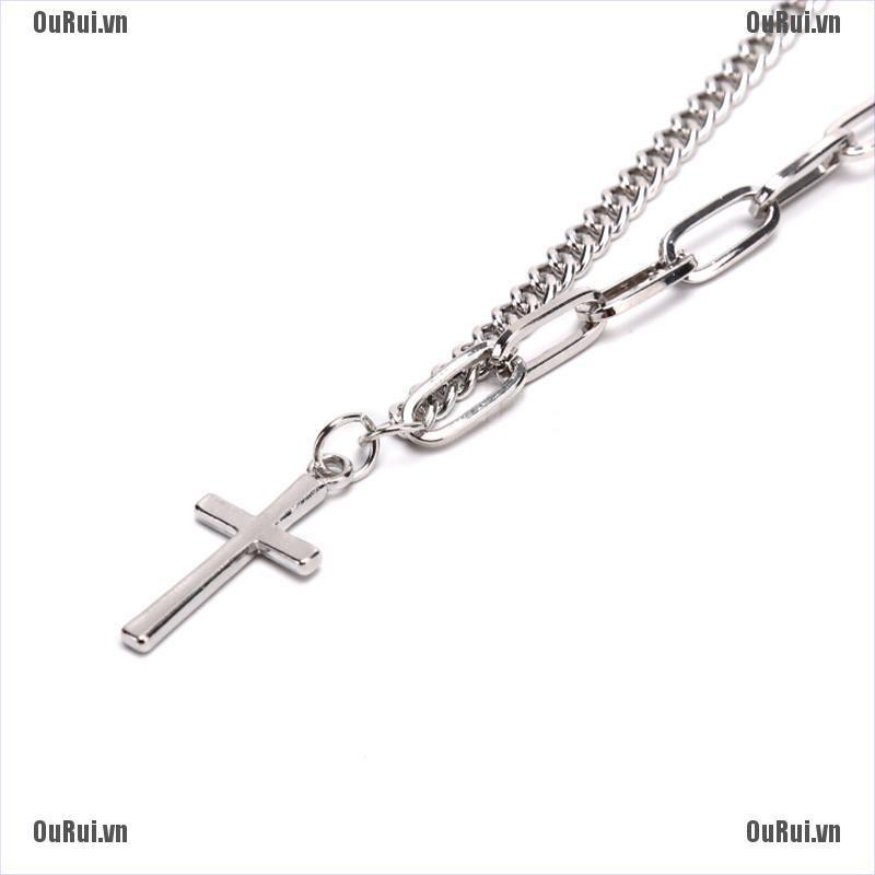 Dây chuyền kim loại mặt thánh giá kiểu dáng thời trang