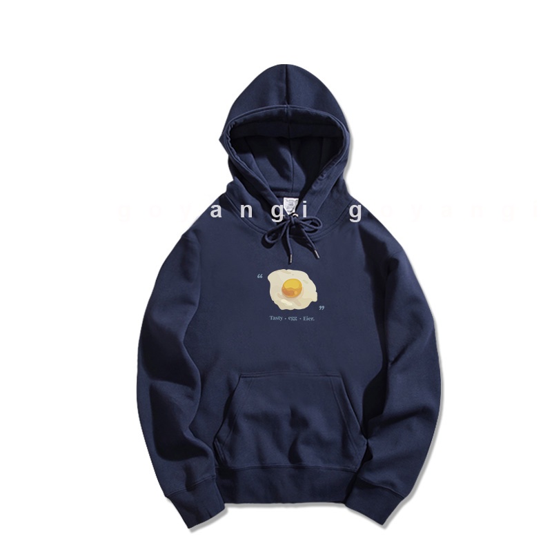 Áo Hoodie GYG Unisex The Egg Form Rộng Oversize Phong Cách Hàn Quốc