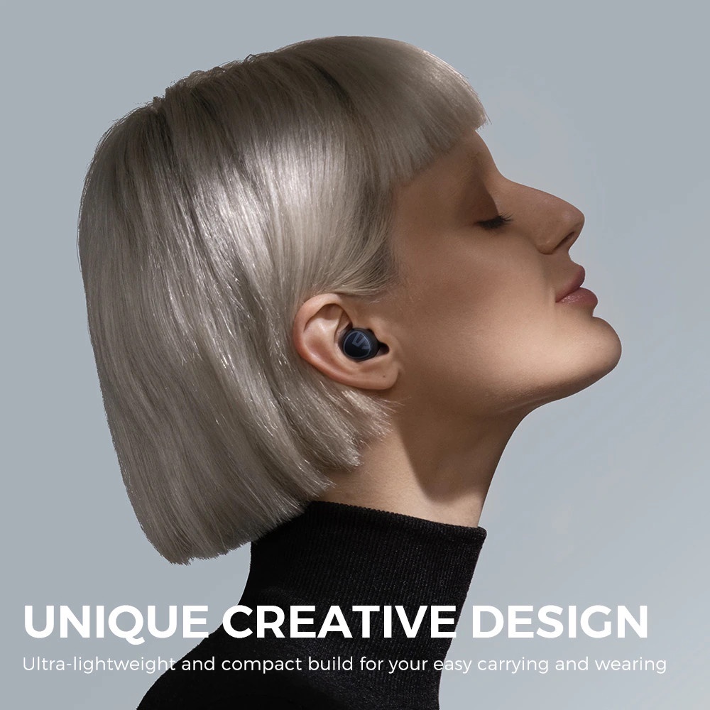 Tai Nghe Không Dây SoundPEATS Mini AI Noise Canceling Với Công Nghệ Bluetooth Mới Nhất 5.2