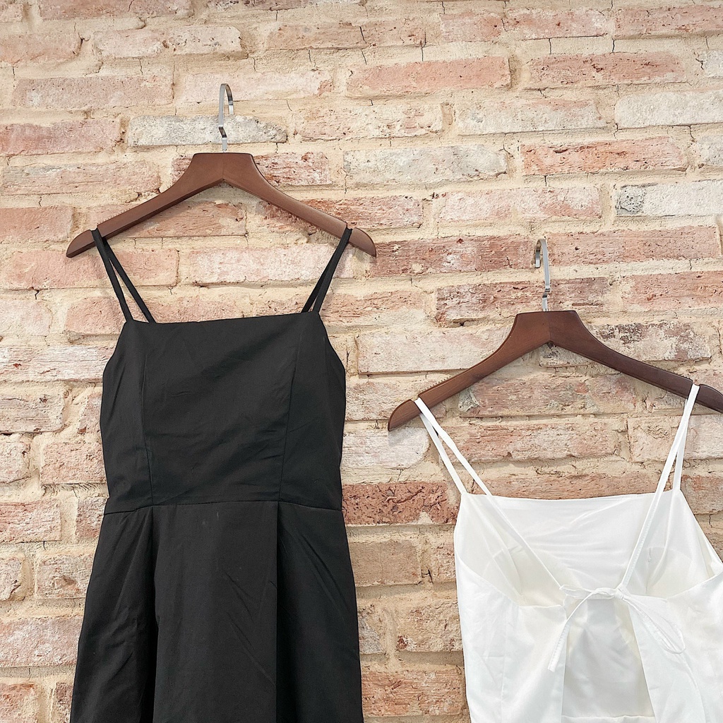 ĐẦM DÀI MAXXI HAI DÂY CỘT NƠ HỞ LƯNG - KIMI DRESS | BigBuy360 - bigbuy360.vn