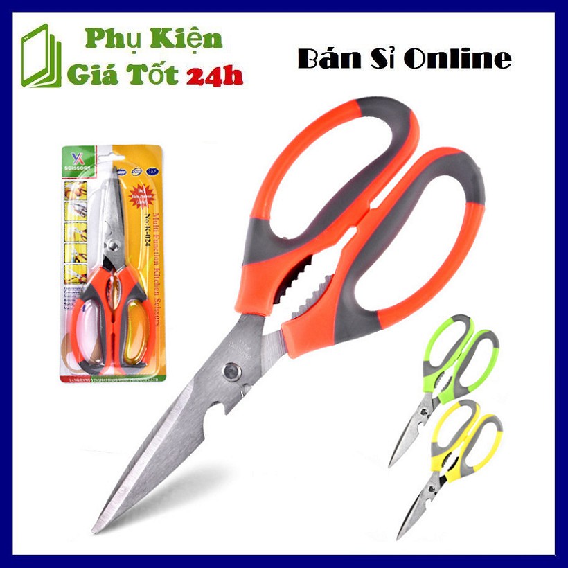 Kéo làm bếp đa năng Siêu Phẩm Nội Địa Cắt Thịt ,Gà ,Cá, Khui Bia và mọi thứ nhanh chóng