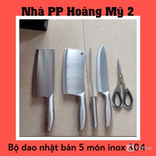 Bộ dao nhật 5 món inox 304