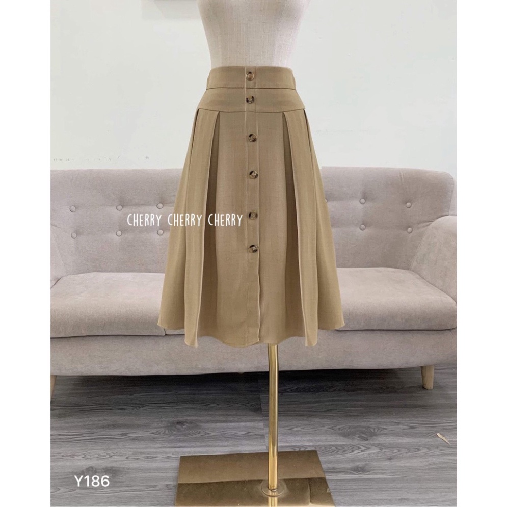 Sét văn phòng phần chân váy xếp ly Y186