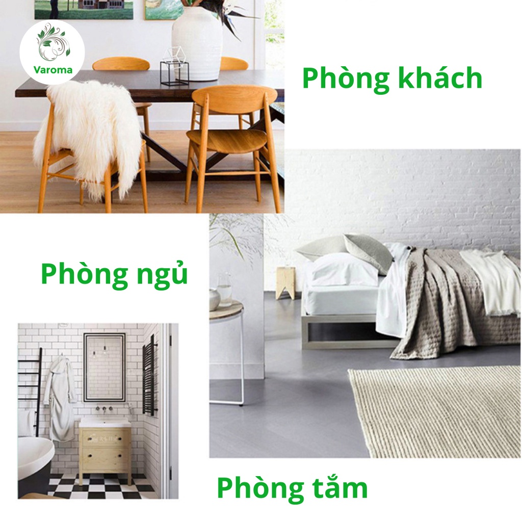 Tinh Dầu Thơm Thiên Nhiên VaromaS Bản Sang Trọng Để Phòng Que Gỗ Tự Khuếch Tán Thanh Lọc Khử Mùi Không Khí KT29