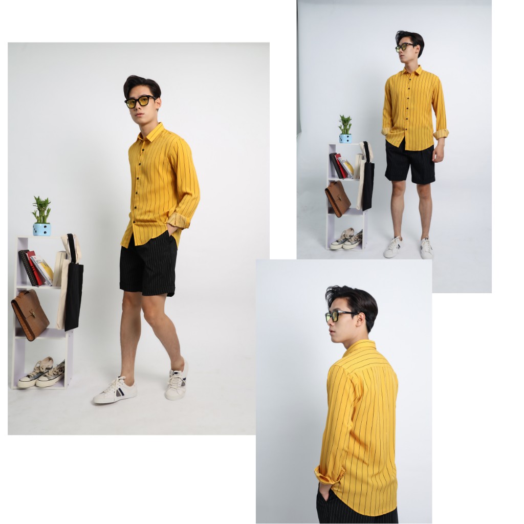 Áo Sơ Mi Nam Đẹp Kẻ Sọc Tay Dài ,Áo Sơ Mi Nam Hàn Quốc Cao Cấp Trẻ Trung Siêu Mát Không Nhăn- SM1 - GUSTA | BigBuy360 - bigbuy360.vn