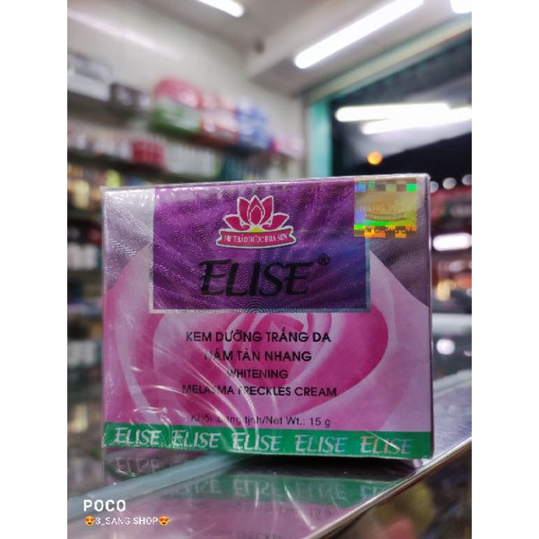 Kem dưỡng trắng da Elise Hoa Sen 15g