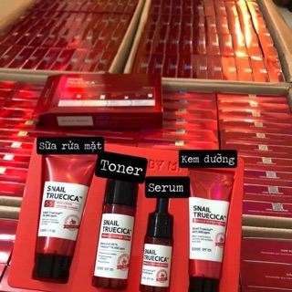 Set dưỡng da mini Snail Truecia