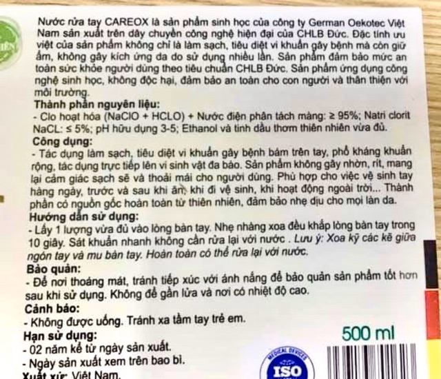 Nước rửa tay khô sinh học | BigBuy360 - bigbuy360.vn