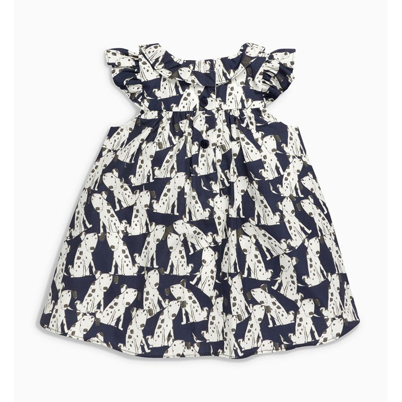 Đầm bé gái ALL THE BABY vải cotton 9 tháng - 3 tuổi