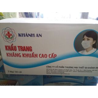 khẩu trang trắng Khánh An( 50cái)
