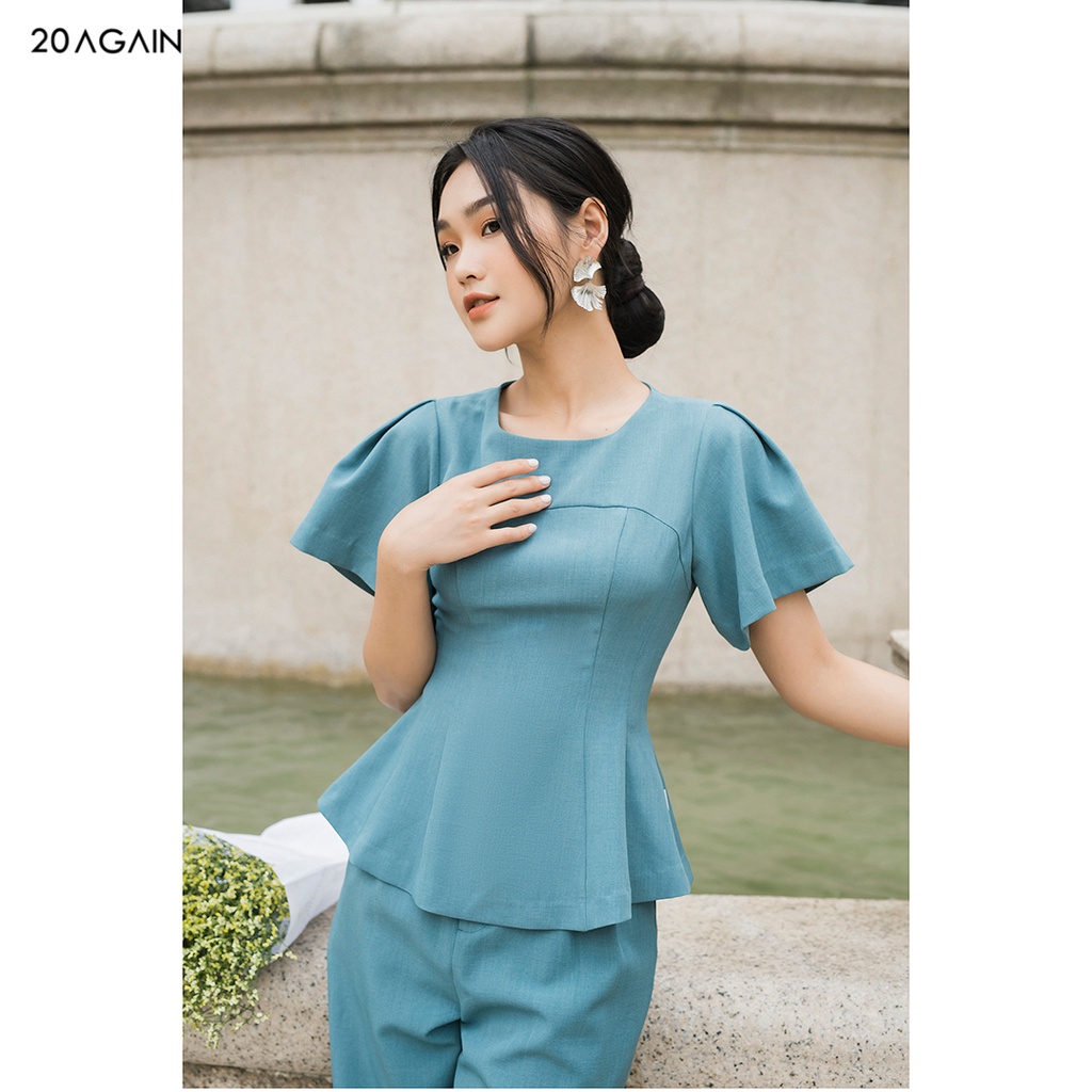 Áo sơ mi vai bồng xếp ly 20Sexy by ASA1458