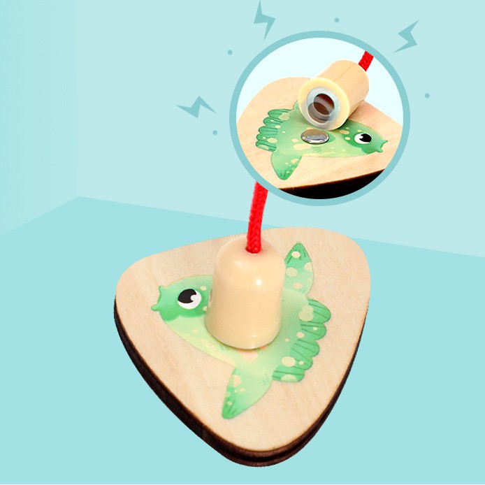 Câu cá gỗ phiên bản hộp tròn cao cấp mới nhất 2021