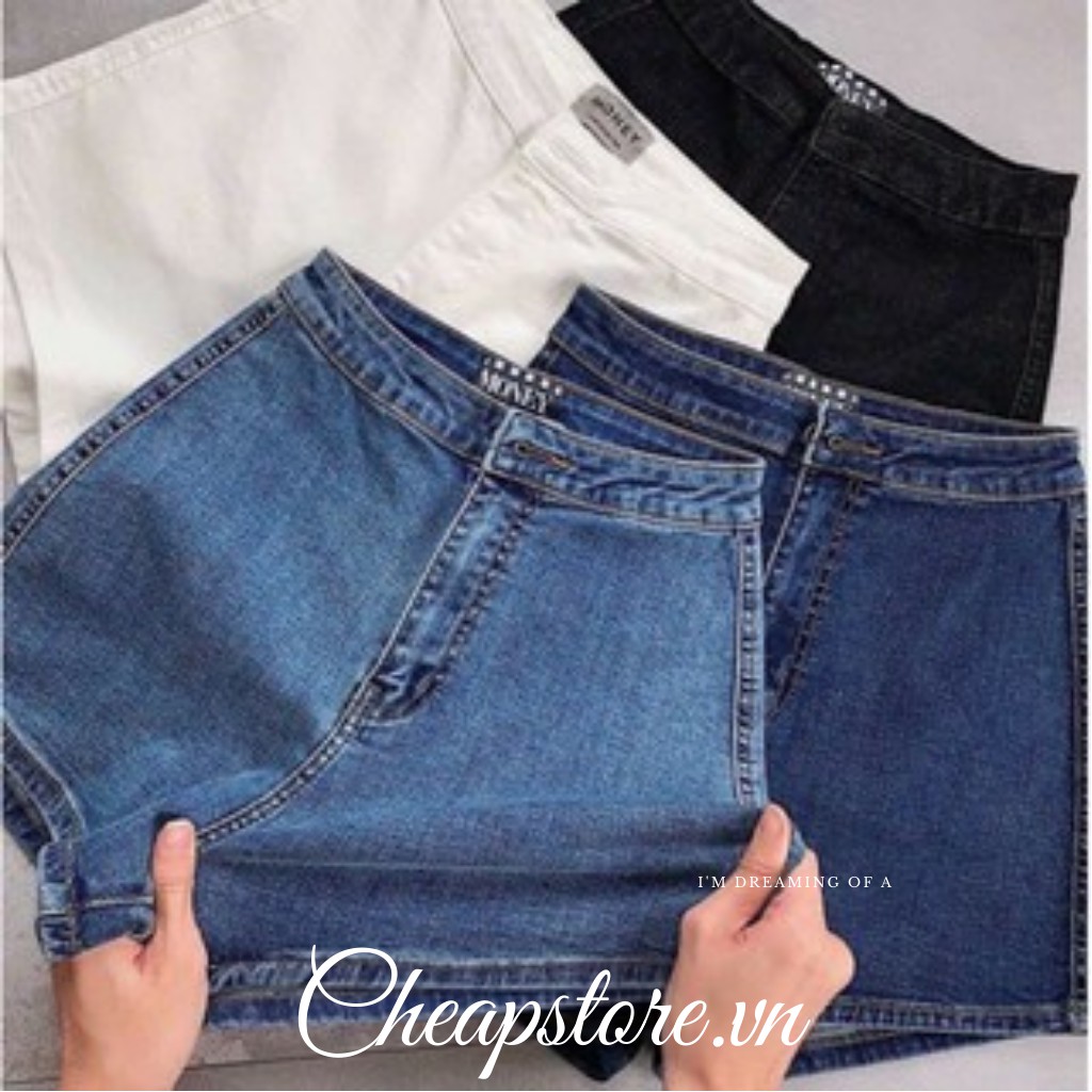 🔥Quần sooc nữ cạp cao 🔥Sooc jean cạp cao 🔥 Quần sooc jean Nữ Lưng Cao Dáng Ôm | BigBuy360 - bigbuy360.vn