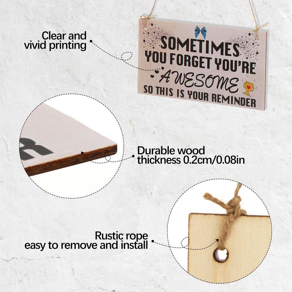 FOREVER Bảng Gỗ In Chữ Vui Nhộn Trang Trí Phòng Ngủ Cho Bé Trai Gái