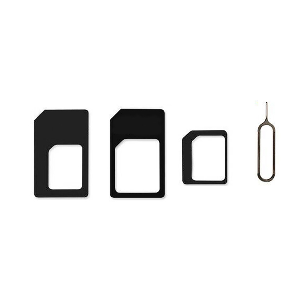 Bộ 4 Đầu Chuyển SIM Sang Micro / Standard Cho Điện Thoại