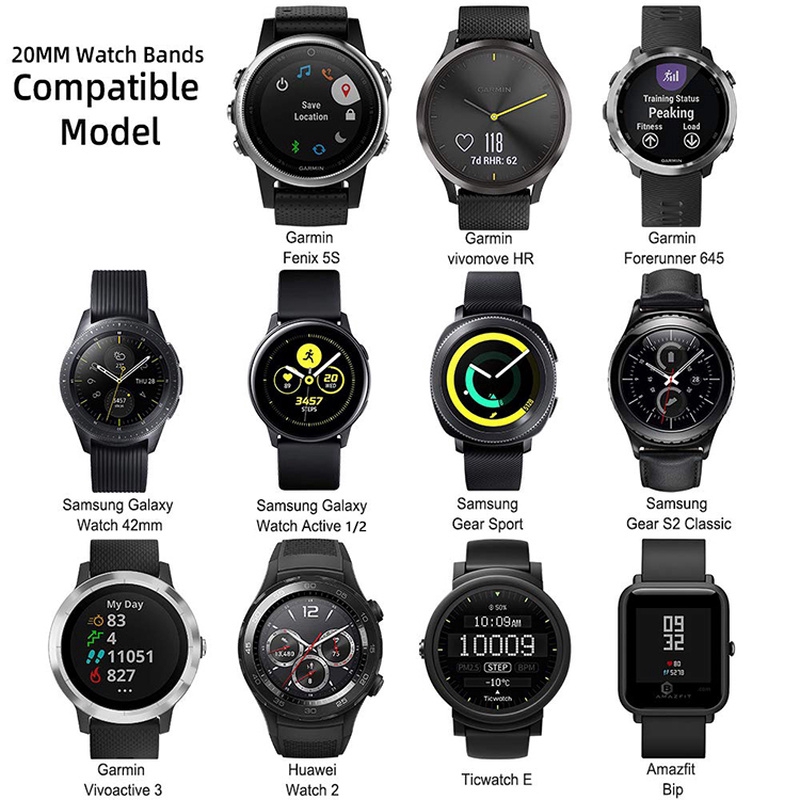 Dây Đeo Inox Cho Đồng Hồ Thông Minh Samsung Galaxy Watch 46 42 mm Active 2 Gear S3