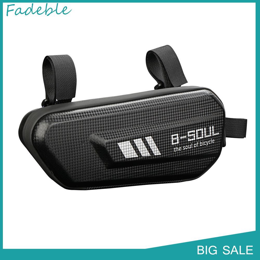 Túi Tam Giác Treo Phía Trước Xe Đạp Leo Núi Mtb B-soul Vỏ Cứng Da Pu Chống Thấm Nước